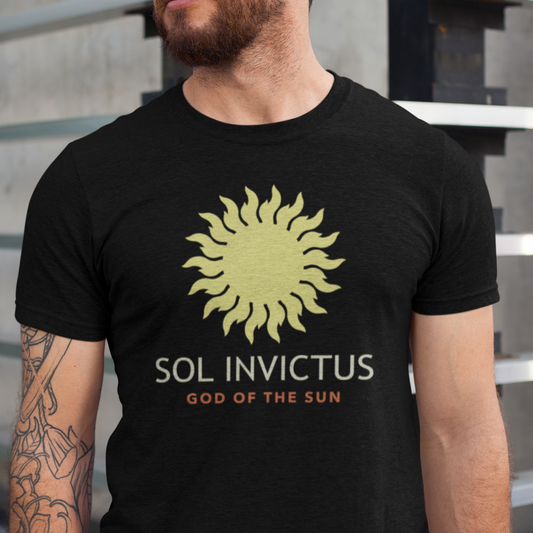 Sol Invictus - God of the Sun - Ancient Roman God Sun T-Shirt