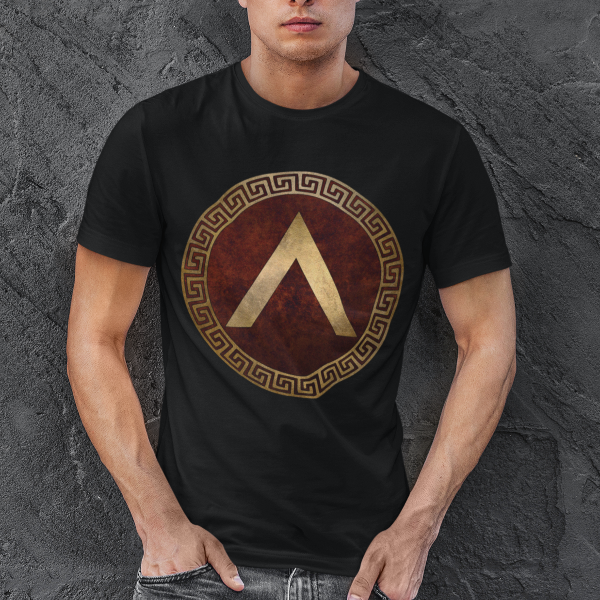 Spartan Shield Lacedaemonian Lambda of Ancient Sparta T-Shirt