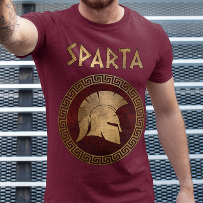 Sparta - Corinthian Helmet Symbol - Lacedaemonian Spartans T-shirt