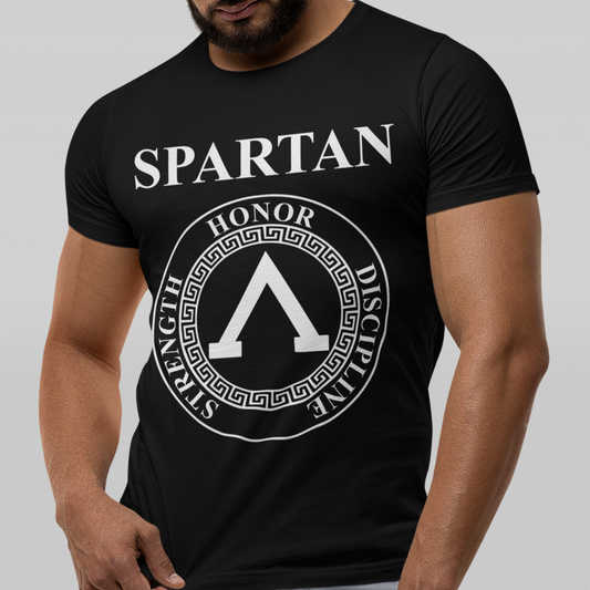 Spartan Warrior Virtues of Sparta Lambda T-shirt