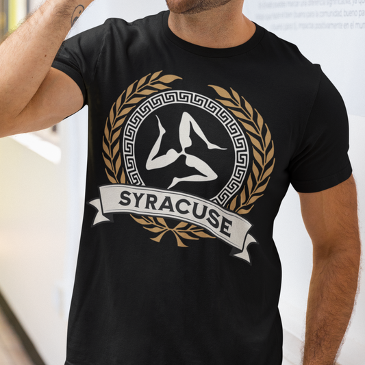 Syracuse Ancient Greek City-State - Polis of Syracuse Symbol - Syracusan History - T-shirt