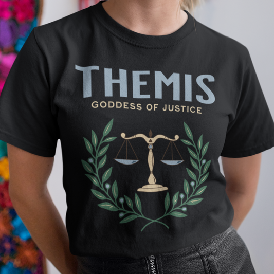 Themis Greek Goddess of Justice - Ancient Greek Mythology T-shirt